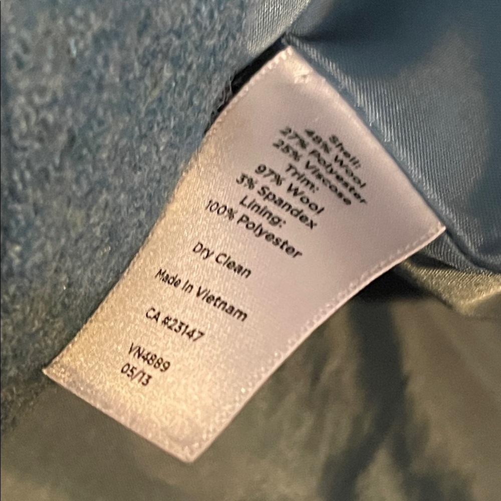 Talbots Blue Blazer - Picture 3 of 5